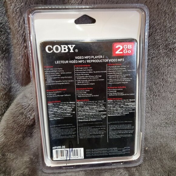 Coby 2GB Go Video MP3 Player 6 Hours of Video 1000 Songs 2000 Photos - Picture 5 of 6